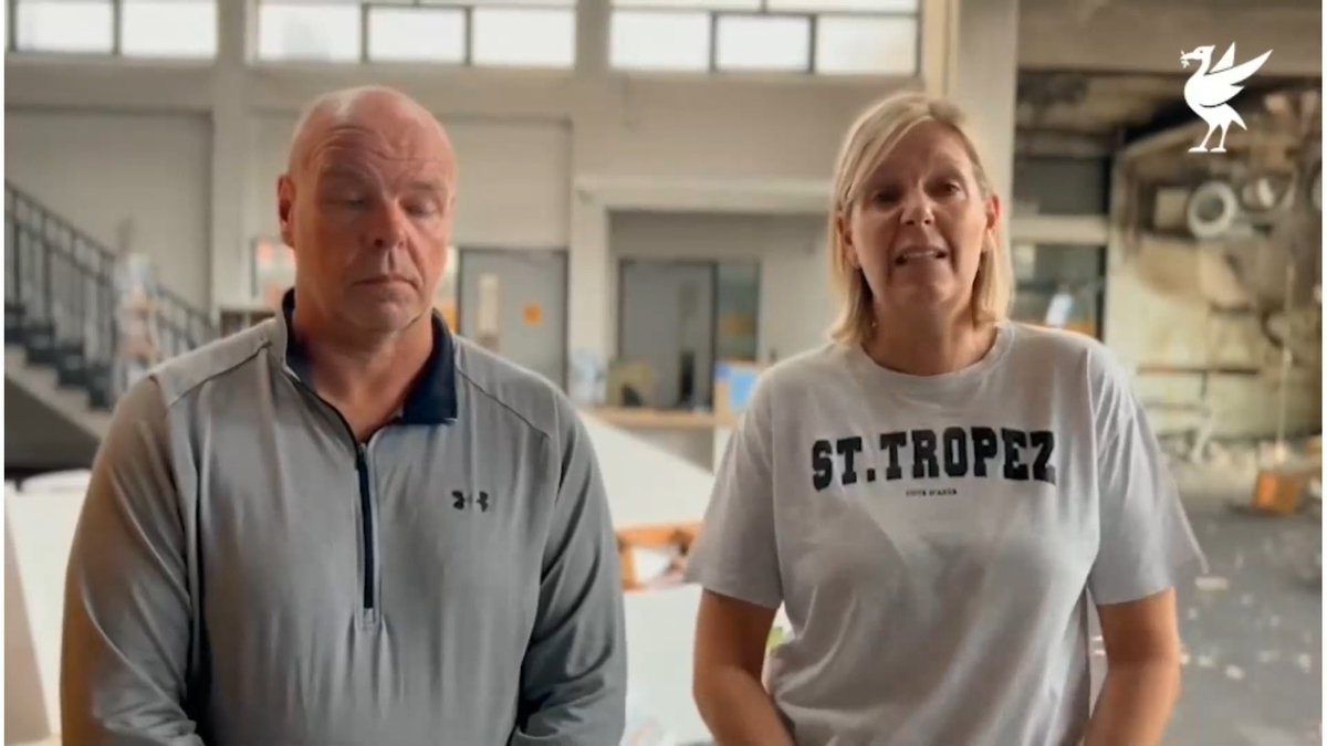 Mark &amp; Debbie from #Spellow Hub, express their sorrow after the destruction of their community hub. The service gives vital support to the community &amp; the devastation caused by the appalling criminal actions of a minority has left people in shock. Liam Robinson Dan Carden
