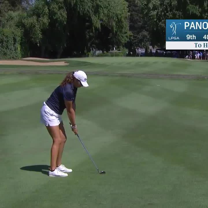 Near hole out ➡️ stress free birdie ➡️ alexa pano has a share of the lead 💪 Tune in now on Golf Channel to catch the rest of the final round 📺