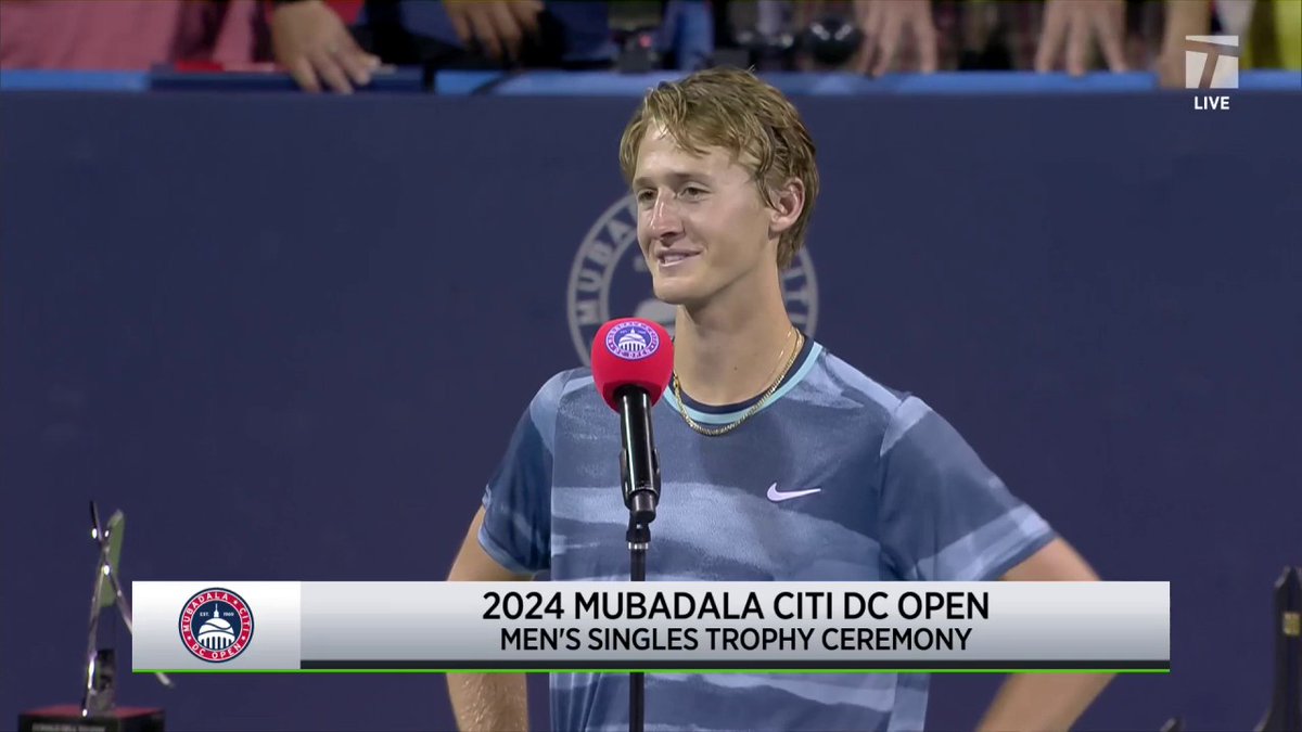 Keeping it in the family 🫶 Sebastian Korda talks about why this DC title win is so special to him 🏆 #MubadalaCitiDCOpen