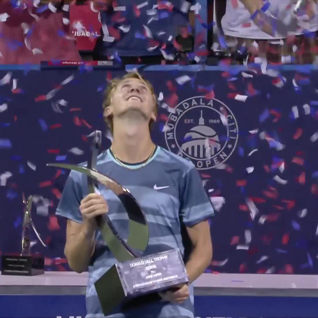 American beauty 🇺🇸 Sebastian Korda is the first American man to claim the title at #MubadalaCitiDCOpen since andyroddick in 2007!