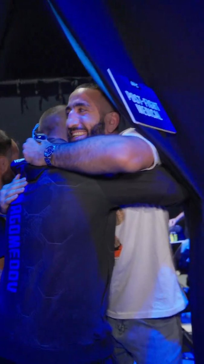 Teacher and student reunited! 🤝 🦅khabib nurmagomedov and 🏆Belal Muhammad share a proud moment after winning the UFC gold! #UFCAbuDhabi | #InAbuDhabi | Experience Abu Dhabi | Abu Dhabi Calendar