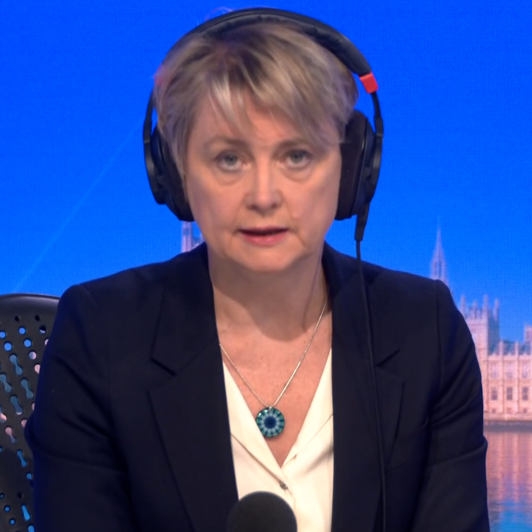 'For the third time, why did South Yorkshire Police not put an exclusion zone around that hotel?' After more riots, @NickFerrariLBC repeatedly tries to get an answer from Home Secretary Yvette Cooper about why a Rotherham migrant hotel was not better protected.