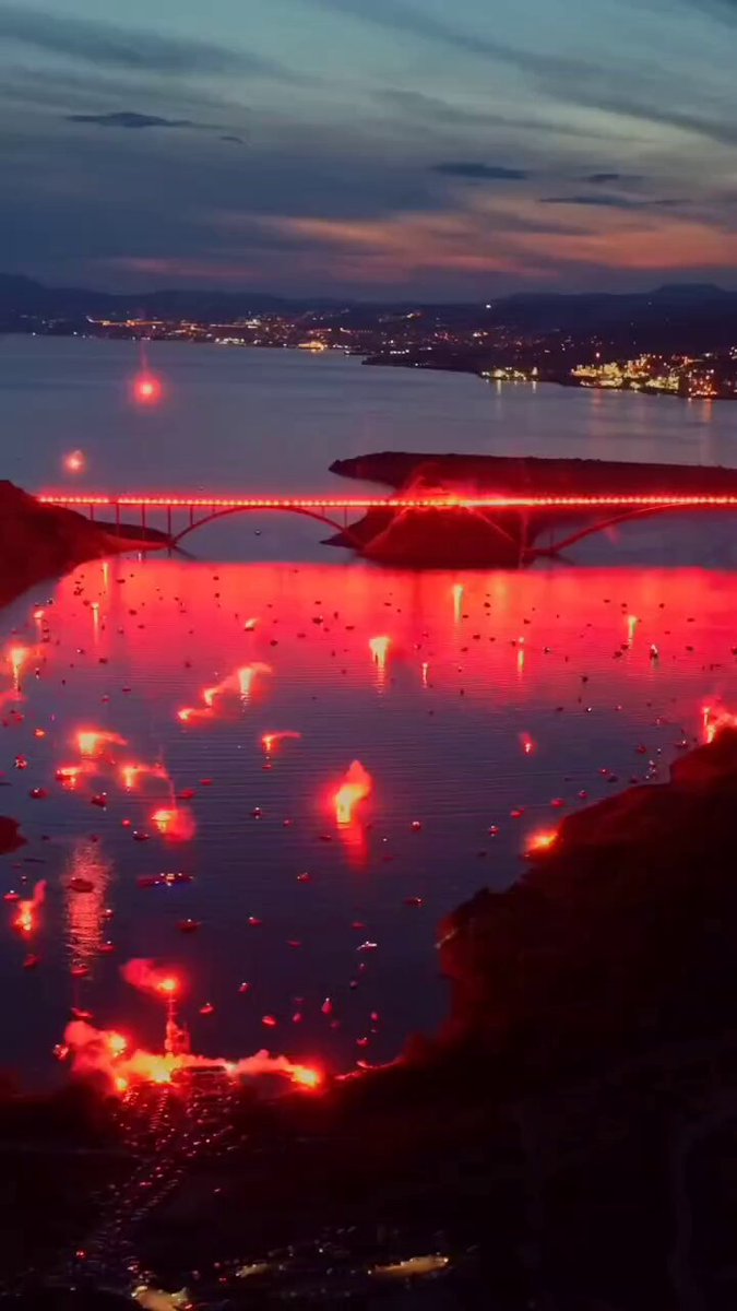 Krk bridge last night 🇭🇷