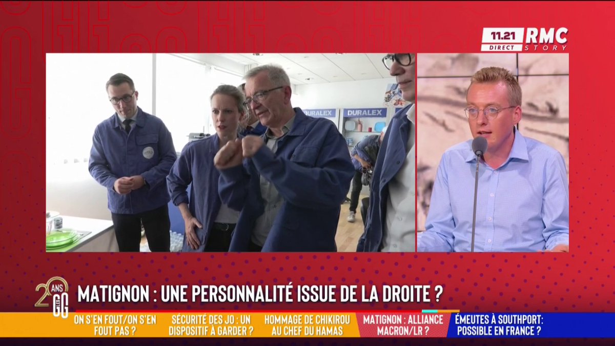 Le camps présidentiel fait en sorte d'exclure chaque parti, RN, LFI, les écolos... "A la fin, il reste les bourgeois et l'extrême centre. Ils ont juste envie d'avoir leur petite vie bourgeoise et un cordon de CRS." Charles Consigny #GGRMC