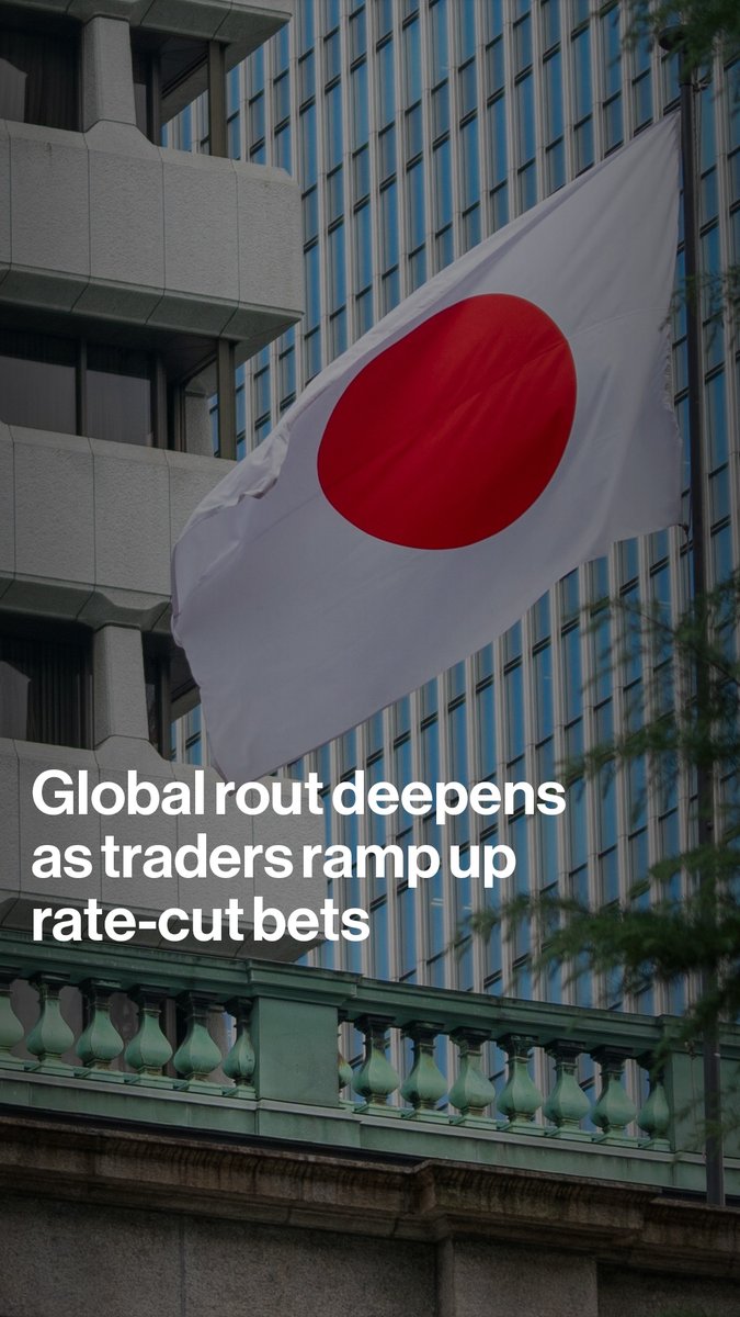 It's been a wild day for stocks. A global selloff is deepening on growing concerns about the US economy. A rally in the yen has worsened the rout. Avril Hong explains