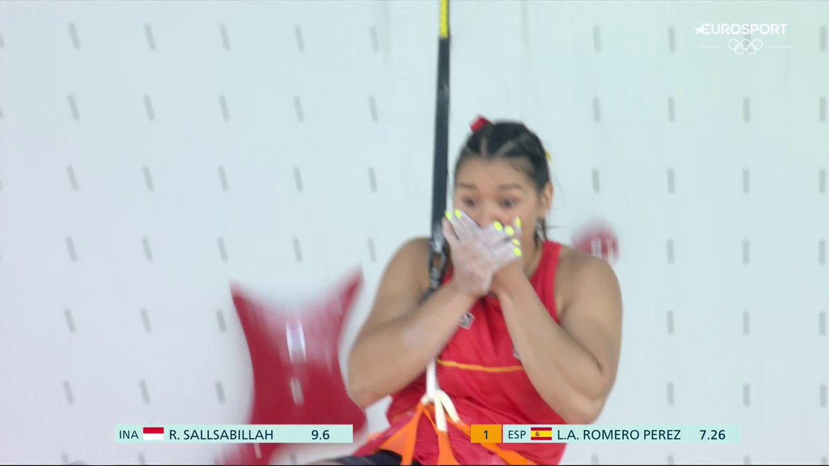 A CUARTOOOOOOOOOOOOOOOS SPIDER WOMAN ESPAÑOLA LESLIE ROMERO 🇪🇸 ESCALADA (Velocidad) 🧗‍♀️ derrota a la indonesia 🇮🇩 logrando un histórico pase a cuartos de final