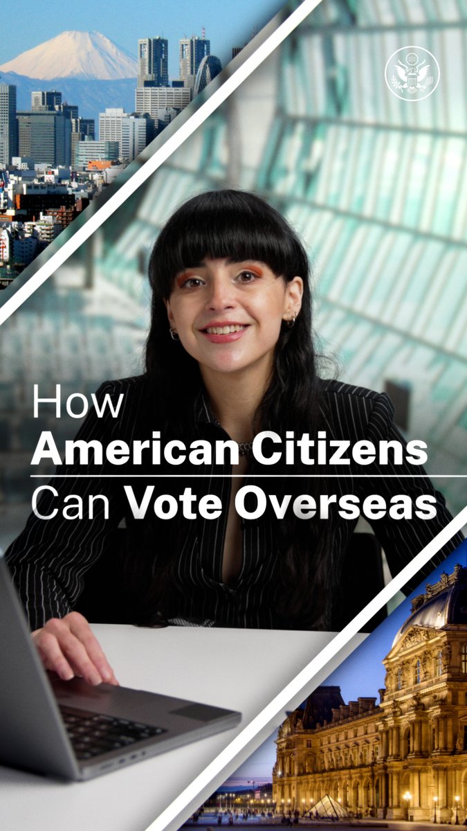 If you’re an American living overseas, here is how you can exercise your right to vote to U.S. elections. Visit for more details.