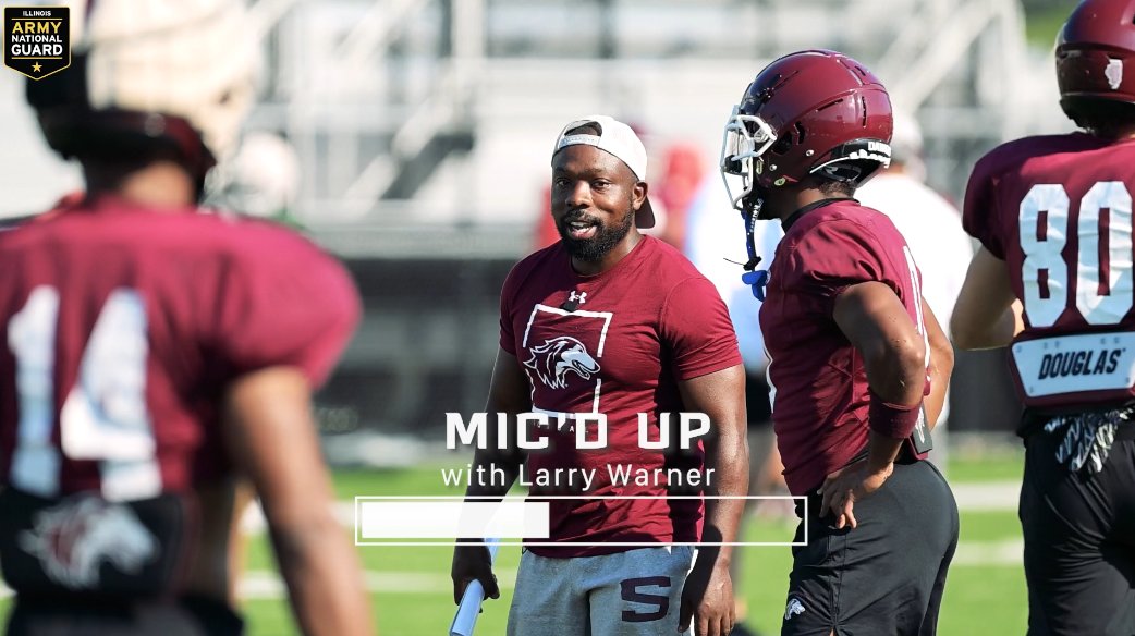 Let’s go! Mic’d Up with Larry Warner #Salukis | #RunWithUs | Presented by IL National Guard