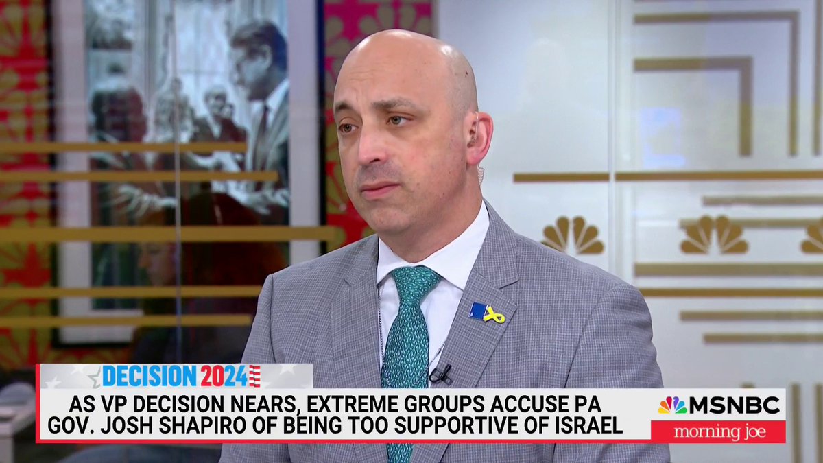 .Jonathan Greenblatt: "You shouldn't go after JD Vance because his wife is of South Asian descent. You shouldn't go after the Vice President because she's of Black and South Asian descent and you shouldn't go after Josh Shapiro because he's Jewish. It's un-American, and it's wrong."