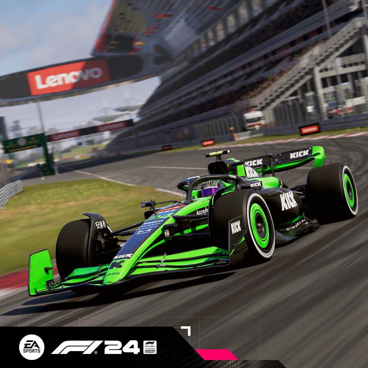 Earlier this year, Zhou Guanyu made history as the first Chinese driver to compete in the #ChineseGP 🥳 Re-live the moment in #F124 today 🎮