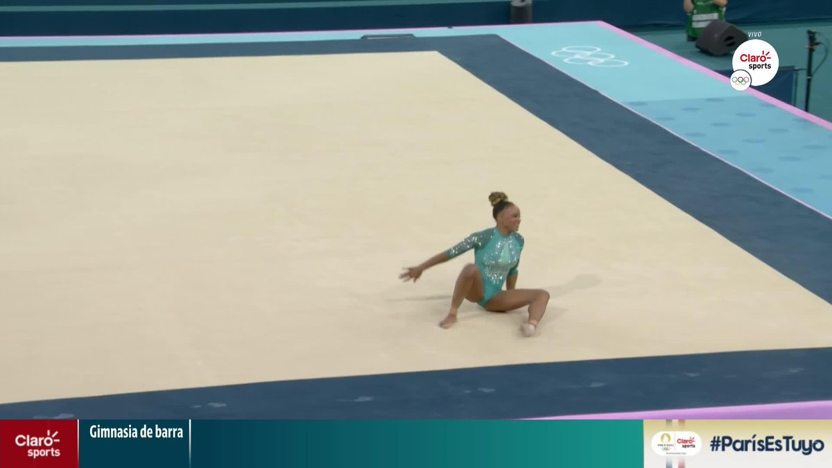 ASÍ FUE COMO REBECA ANDRADE LE GANÓ EL ORO A SIMONE BILES 😲🇺🇲🇧🇷 La gimnasta estadounidense se quedó con la plata en la gimnasia de suelo tras una gran rutina de la brasileña en #Paris2024 #ParísEsTuyo