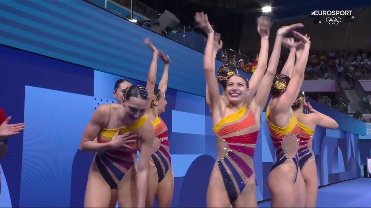 España siempre es puro espectáculo y magia en la piscina. Está sincro aspira a algo bueno