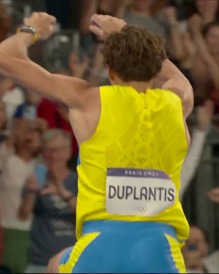 Armand Duplantis bateu o (seu) recorde do mundo — 6.25m! 🐐 #JogosOlímpicos
