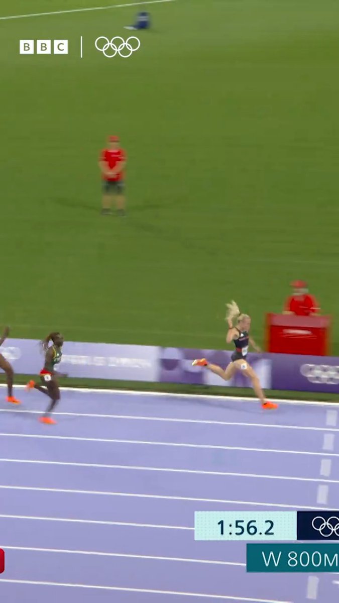 Can't stop watching this 🥹 The moment Keely Hodgkinson became an Olympic champion 🥇👑 #BBCOlympics #Paris2024 #Olympics