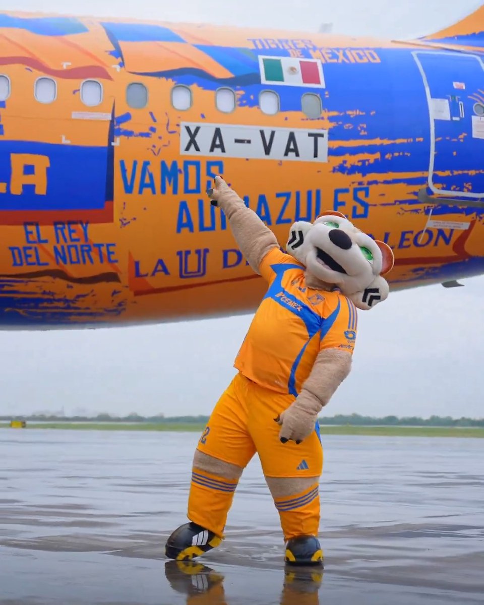 😍✈️ ¡En Club Tigres y Viva llevamos la pasión a todos lados y lo demostramos sorprendiendo a los pasajeros del Avión Incomparable! 🎁🐯 Los regalos que entregó el Tigre y las instrucciones de nuestro 👨🏻‍✈️ Capitán, Guido Pizarro, complementaron esta gran experiencia.