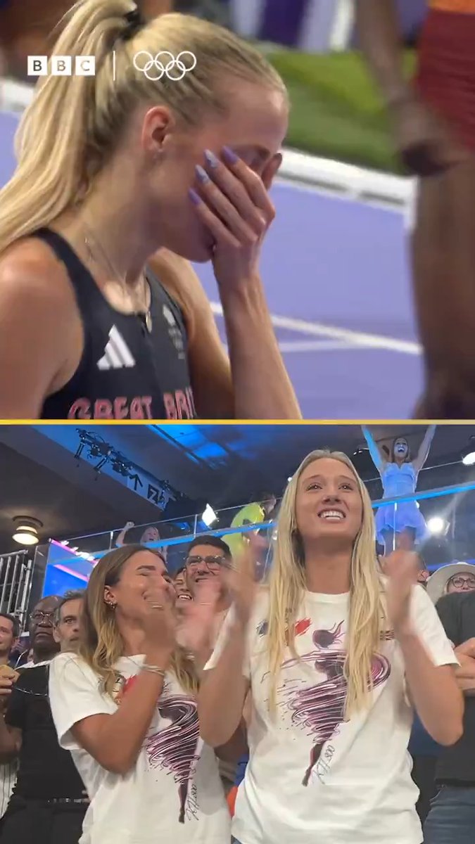 This is so wholesome 🥹 Friends, family and BBC Sport pundits react to Keely Hodgkinson winning Olympic gold 🥇 #BBCOlympics #Paris2024 #Olympics