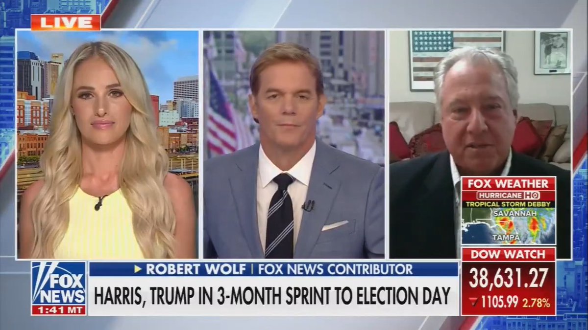 Fox guest: We should get the facts right. There’s more 2,000 day stock market losses under Trump than 500 day losses under Biden. GDP is higher, jobs are higher, wages are higher, and the stock market is higher now than under Trump