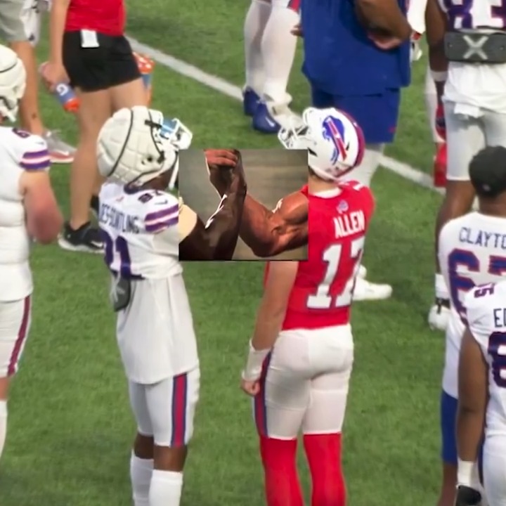 Josh and MVS had absolutely no idea we were filming. 😂 Watch Josh Allen mic'd up: