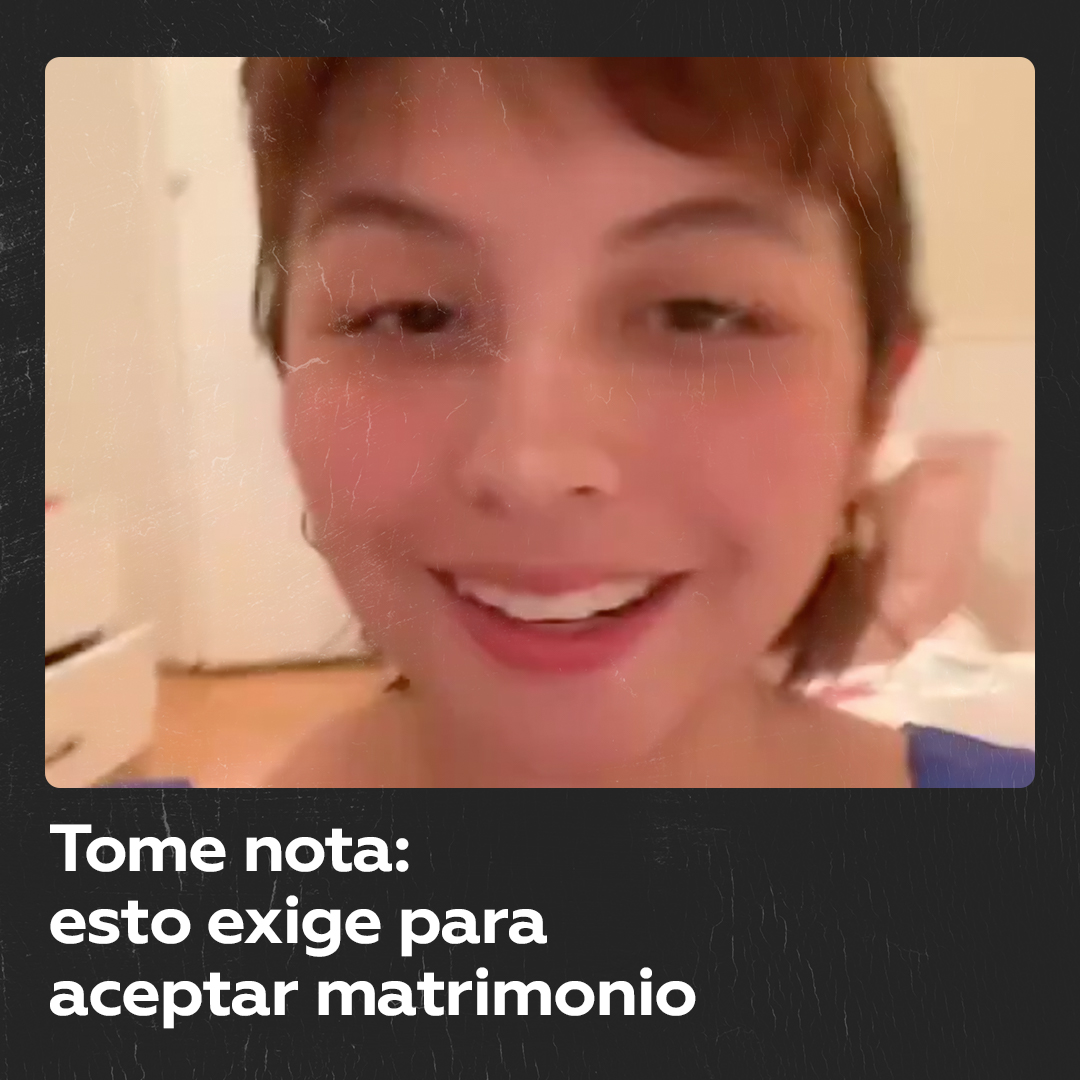 💍 Una 'tiktoker' colombiana compartió un video en el que expone sus exigencias a los hombres que osen pedirle matrimonio, basándose en un su concepto de "feminismo". Agarre papel y lápiz 📝