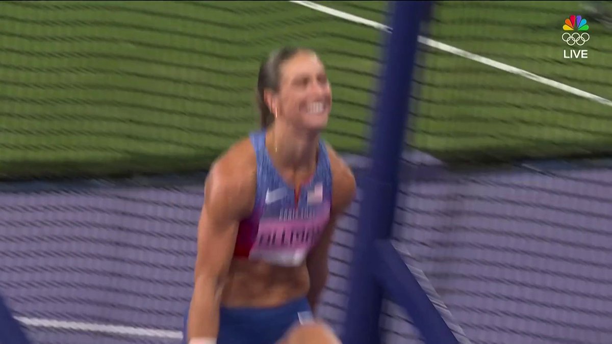 Valarie Allman becomes the first American woman ever to win two Olympic gold medals in any field event! 🥇 #ParisOlympics