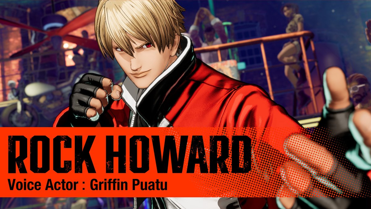[FATAL FURY: CotW] Rock Howard, a troubled youth with a stormy upbringing, shines on! Voice Actors: Griffin Puatu (EN) Yuma Uchida (JA) Trailer now up: #FatalFury #CotW Griffin Puatu