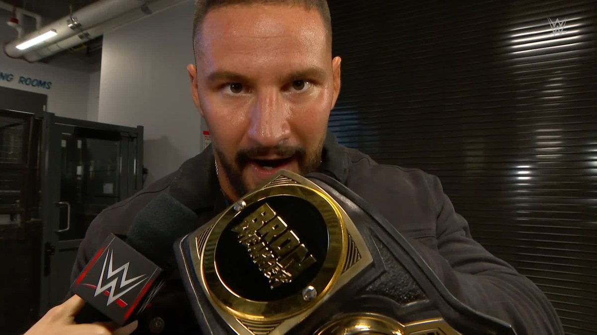 "This championship was born for me." Bronson Steiner is ready to take over Monday nights. 😤 #WWERaw