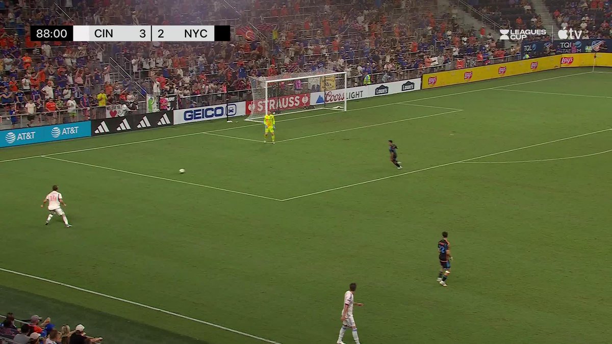 WHAT IS HAPPENING?! Four subs, four goals! FC Cincinnati have surely completed the comeback! #LeaguesCup2024