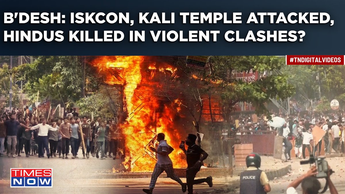 -ISKCON temple was attacked -A Kali Temple was Attacked -Hindu Councilors were KiIIed Just because a few pics/videos were unrelated, doesn't mean it didn't happen. ISIS toilet cleaner doing overtime to prove no such things are happening in #Bangladesh.