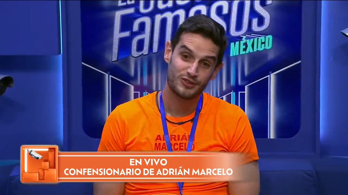 #AdriánMarcelo está emocionado de haber ganado y habla de su liderazgo en el confesionario 👏👏👏🏹 #LaCasaDeLosFamososMX