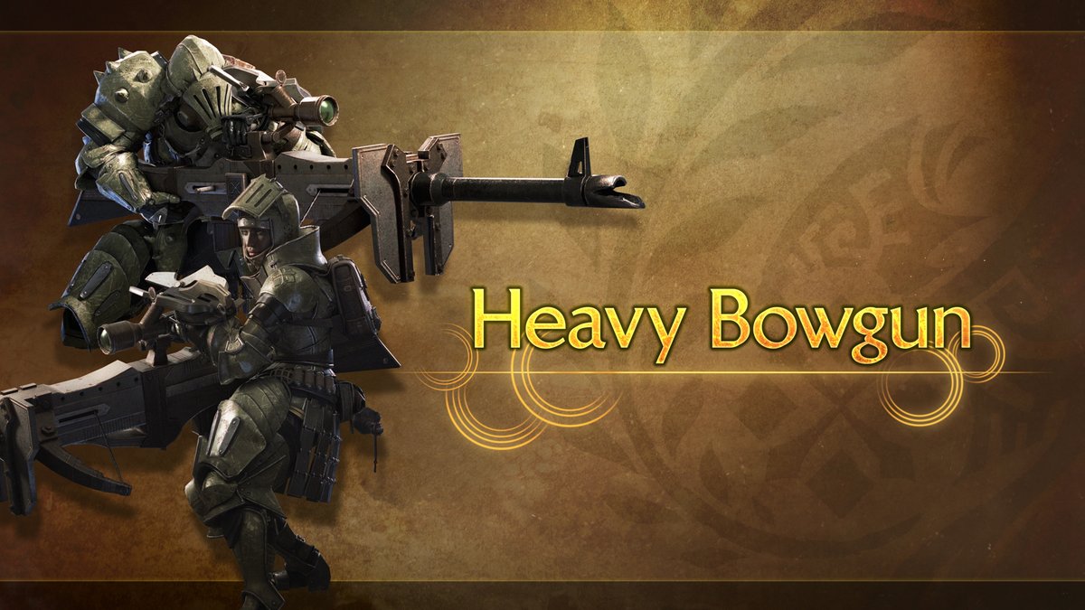 🎯 Heavy Bowgun 🎯 The Heavy Bowgun, but not as you know it. Bring out the big guns and demonstrate overwhelming firepower with new actions that define this weapon's damage focused ranged identity in the hunt! #MHWilds