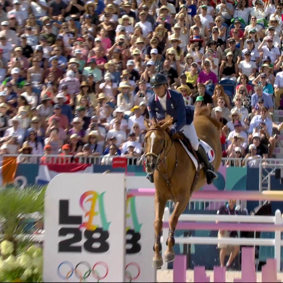 🐴 Encore une 4ème place.. Que c'est frustrant pour Julien Épaillard qui finit 4ème du Saut d'obstacles malgré avoir réalisé le meilleur temps de la compétition... Suivez les Jeux de #Paris2024 sur Eurosport avec Max, Canal+ et nos partenaires de distribution