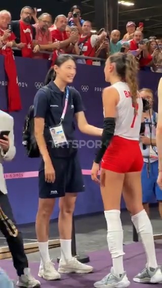 Yeon-Koung Kim de galibiyet sevincimize ortak oluyor. 🤩 #TRTSporDijital #Paris2024