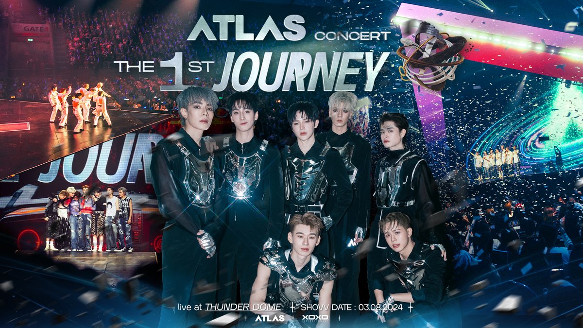 ประมวลผลภาพคอนเสิร์ตเต็มรูปแบบ และโชว์สุดอลังการ ATLAS CONCERT THE 1ST JOURNEY 📍Thunder Dome, Muang Thong Thani ขอบคุณแฟนคลับ" ALIS" ขอบคุณ Guest สุดพิเศษ #MILLI ขอบคุณผู้สนับสนุนใจดีทุกท่าน #ATLASConcert #ATLASconcertThe1stJourney #ATLASth #ATLAS_th #XOXOentertainment #TPOP