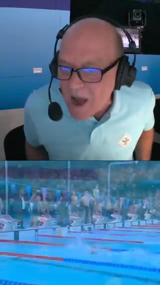 Sit back, relax and enjoy five minutes and 55 seconds of pure Rowdy Gaines energy. 🗣️🎙️ #ParisOlympics