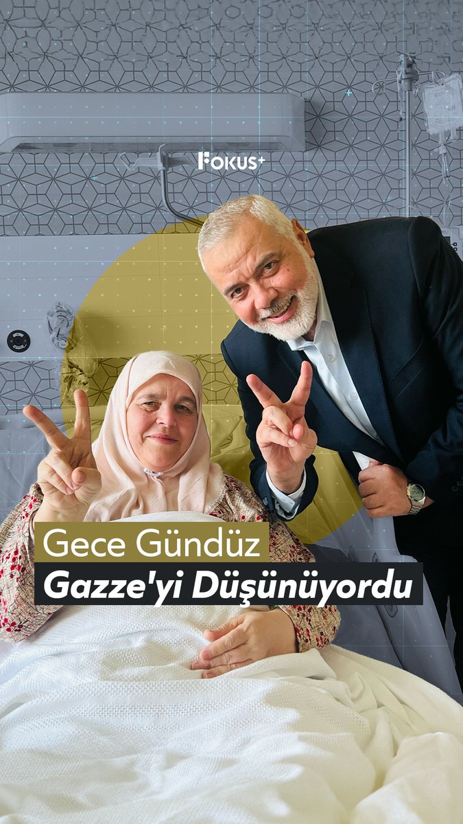 ➕ "Gece gündüz Gazze'yi düşünüyordu." ▪️ Âmâl Heniyye, eşi İsmail Heniyye'nin şehit olmadan önceki düşüncelerini paylaştı.