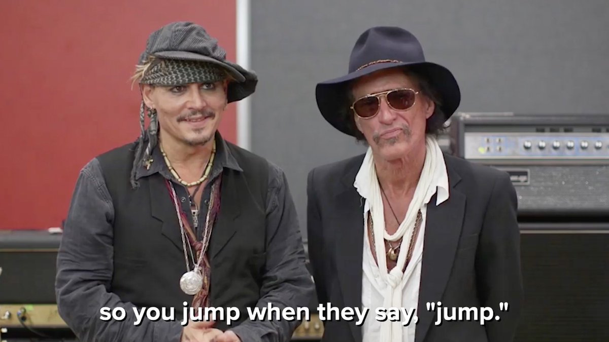 Johnny Depp and Joe Perry talk about the incredible experience of making music together in their supergroup, the Hollywood Vampires.