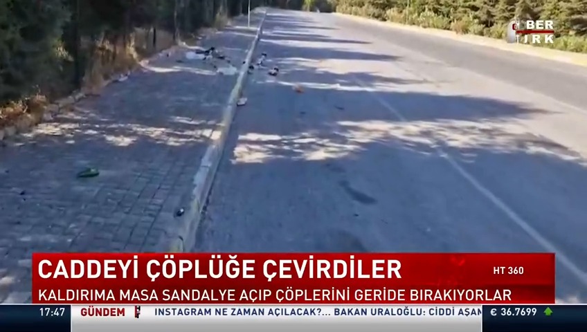 Caddeyi çöplüğe çevirdiler. Mahalleli kirlilik ve gürültü sorununa çözüm istiyor.