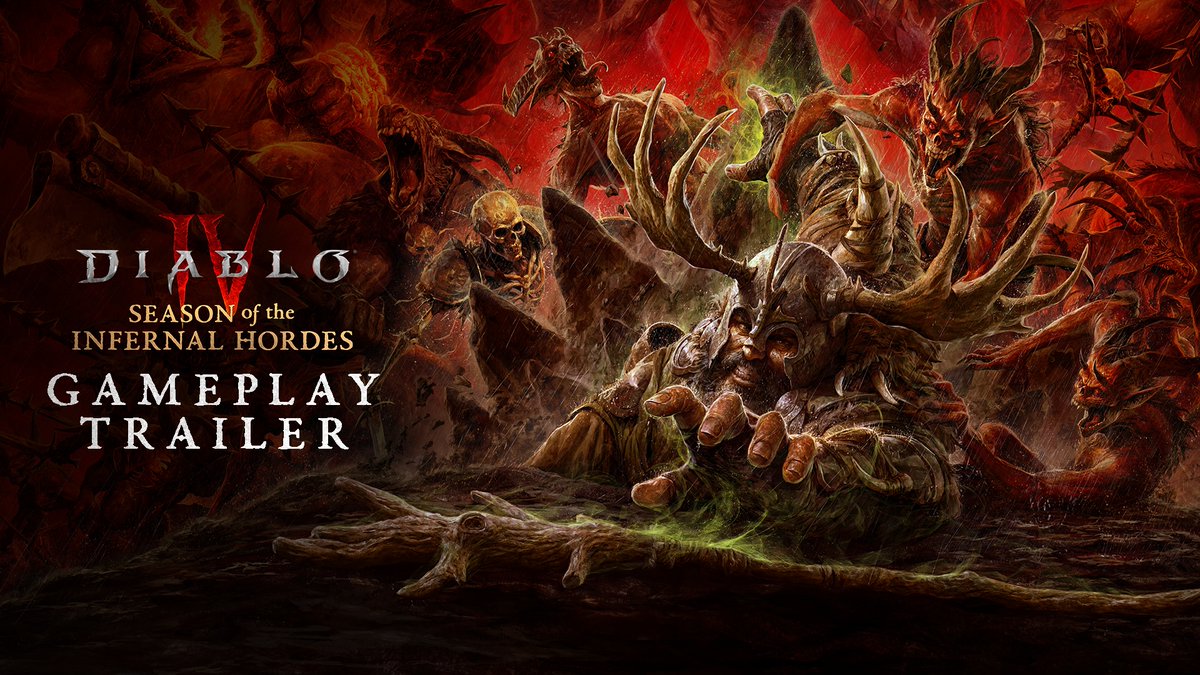 Hell's onslaught has begun. Are you ready? ⚔️🔥 Season of the Infernal Hordes is live now in #DiabloIV. More details here: