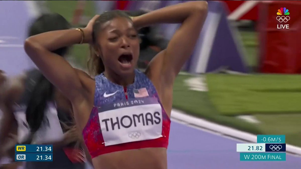 🇺🇸GABBY THOMAS WOULD NOT BE STOPPED! UTTER DOMINATION IN THE OLYMPIC 200M FINAL