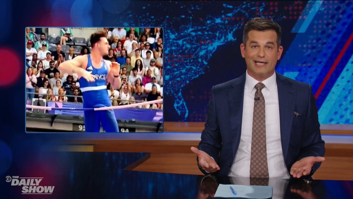This pole vaulter may not have a medal, but he’s got our attention