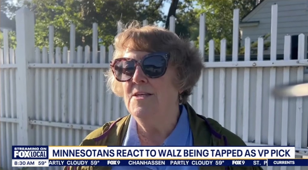 Midwest voter: I'm excited Tim Walz was chosen as Kamala Harris' running mate. I'm excited for the country. I'm excited for Harris. I'm thrilled. Tim Walz has been an advocate for everyday people. He's a teacher and comes from a rural background