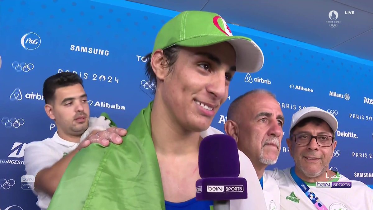 🥊🇩🇿 إيمان خليف: فخورة جدا بالوصول إلى النهائي، لا تهمني الأشياء الأخرى وتركيزي على المنافسة #الألعاب_الأولمبية | #باريس2024 #Paris2024 | #OlympicGames