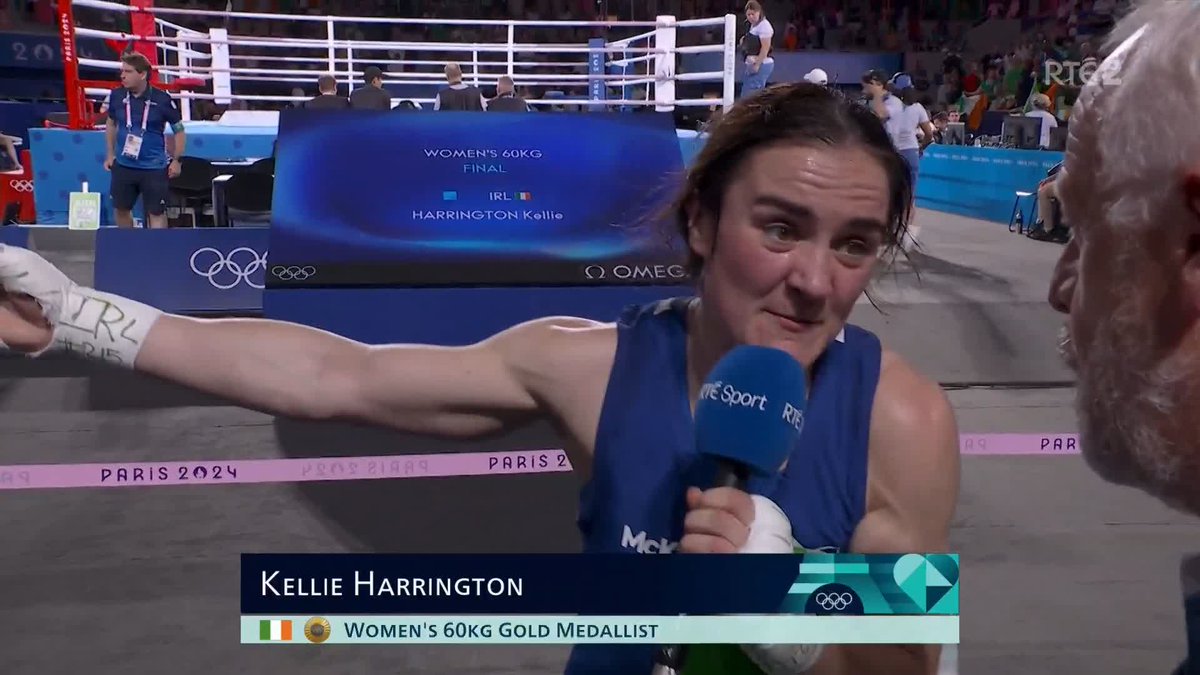 “Goodnight Irene.” All-timer Kellie Harrington interview ☘️