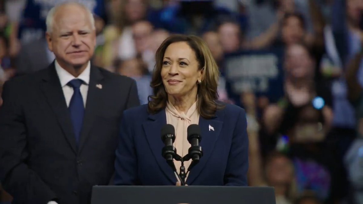 Vice President Harris: As a former prosecutor, I took on perpetrators of all kinds. Predators who abused women, fraudsters who ripped off consumers, and cheaters who broke the rules. So hear me when I say, I know Donald Trump's type