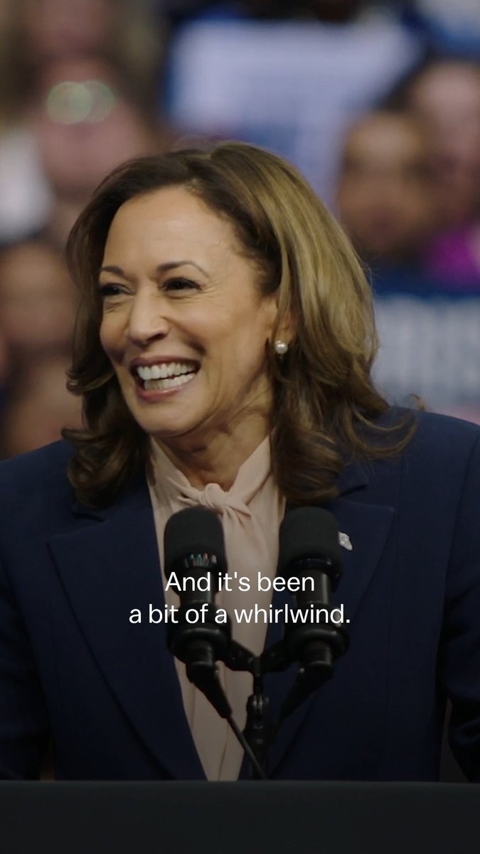 Philadelphia, I launched my campaign for President of the United States a mere two weeks ago. And it has been a bit of a whirlwind. But now, I can stand before you today to proudly announce: I am now officially the Democratic Nominee for President of the United States.