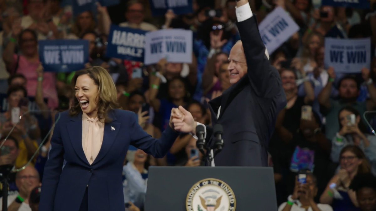 This is America. Positivity and inclusion rather than negativity and hate. I’m voting Harris / Walz Are you?