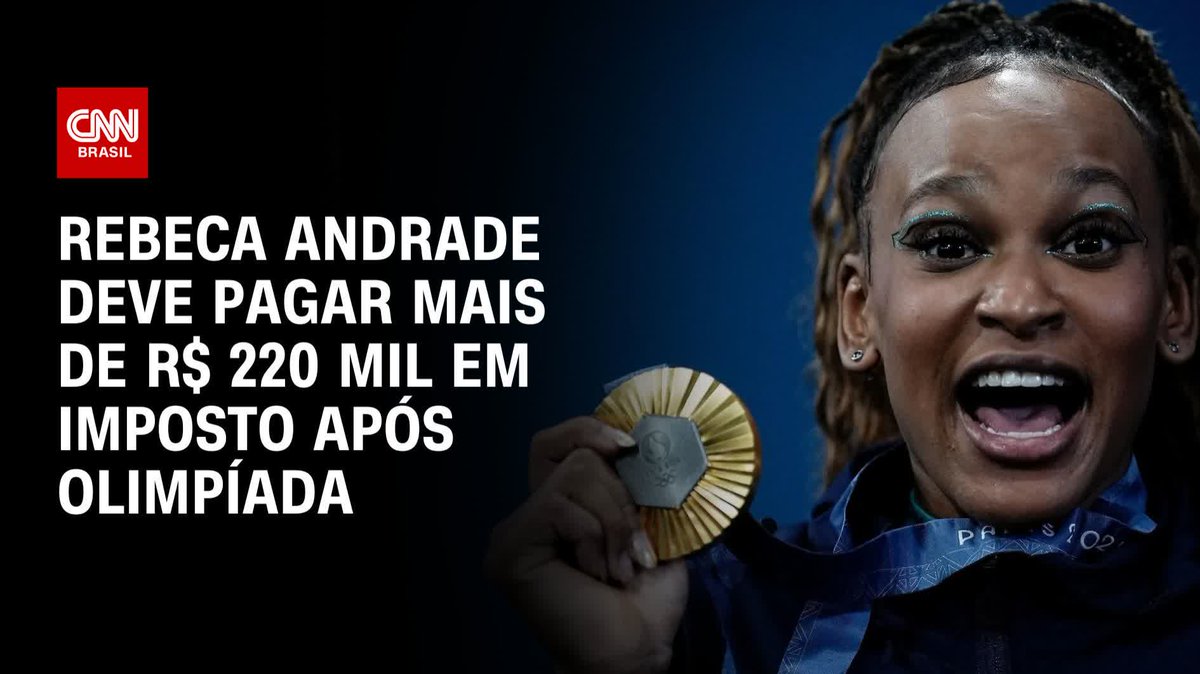 Após conquistar quatro medalhas nesta Olimpíada, a ginasta deverá pagar mais de R$ 220 mil em impostos, referentes aos prêmios recebidos em dinheiro #CNNArena