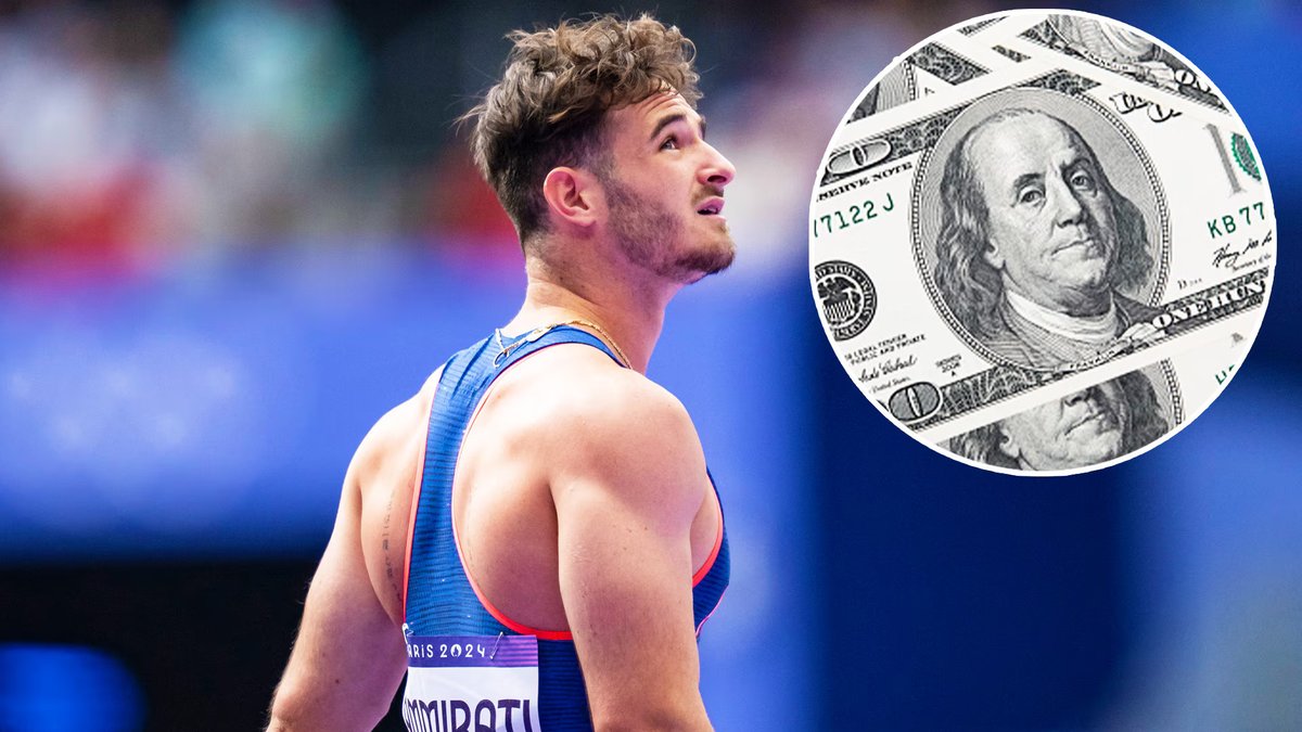 Pole vaulter Anthony Ammirati was offered $250,000 from an adult website after his viral moment at the 2024 #ParisOlympics.