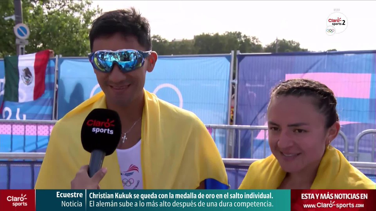 ENORMES DANIEL Y GLENDA 🥈🤗 Los ecuatorianos Daniel y Glenda Morejón hablan de lo que es conseguir la medalla y cómo fue el final #ParísEsTuyo