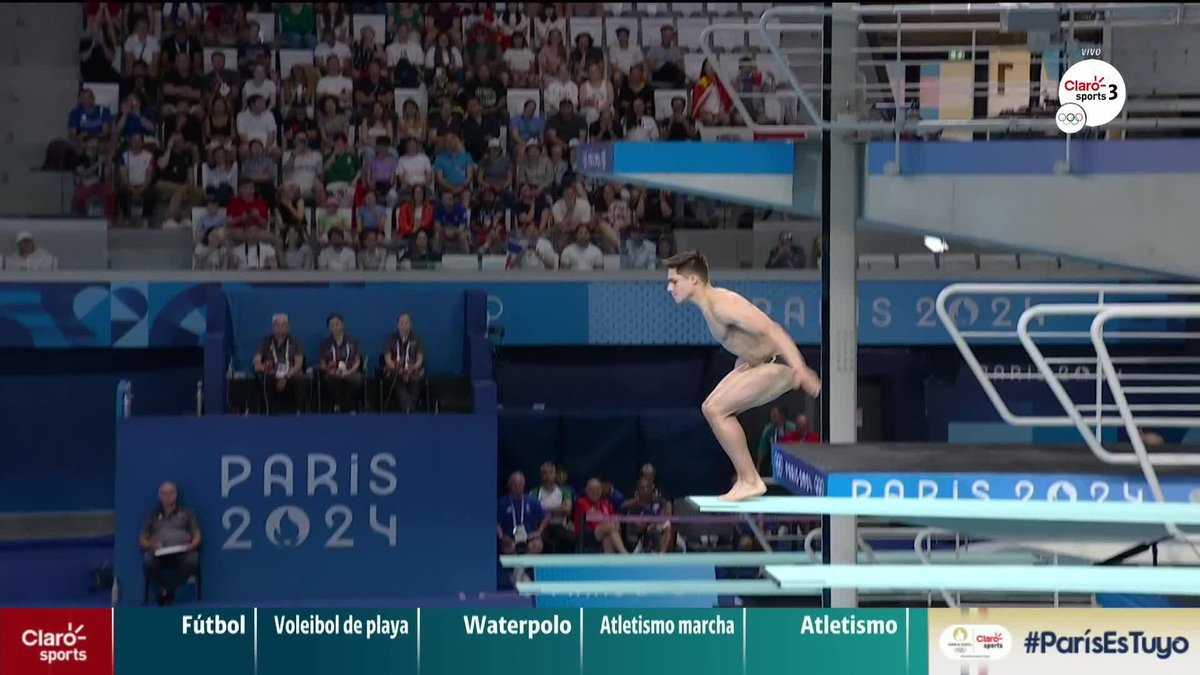 ¡A LA FINAL! 🔥🇲🇽 Osmar Olvera buscará medalla en el trampolín de tres metros de #Paris2024 #ParísEsTuyo EN VIVO: